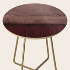 Burgundy abstract Side Table Gallery Image 2