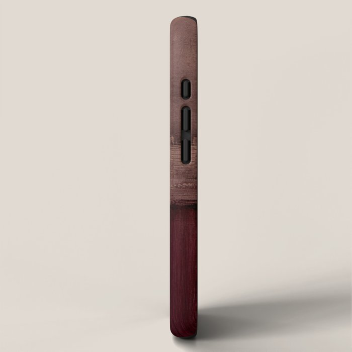 Burgundy abstract iPhone Case Gallery Image 2