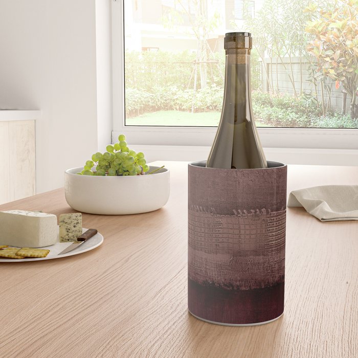 Burgundy abstract Wine Chiller Gallery Image 4