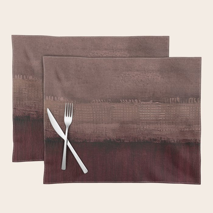 Burgundy abstract Placemat Gallery Image 1
