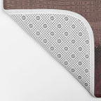 Burgundy abstract Bath Mat Gallery Image 2