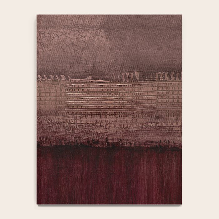 Burgundy abstract Notebook Gallery Image 4