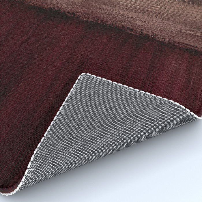 Burgundy abstract Rug Gallery Image 4