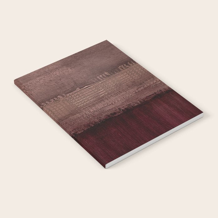 Burgundy abstract Notebook Gallery Image 1
