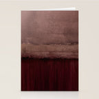 Burgundy abstract Stationery Card Gallery Image 2