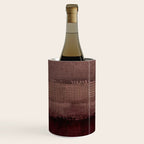 Burgundy abstract Wine Chiller Gallery Image 1