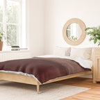Burgundy abstract Duvet Cover Gallery Image 2