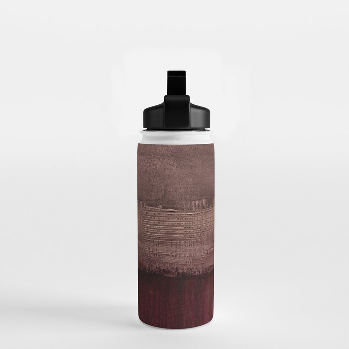 Burgundy abstract Water Bottle Gallery Image 2