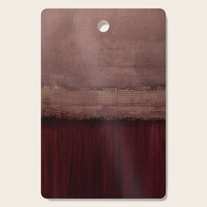 Burgundy abstract Cutting Board Gallery Image 1