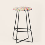 Colorful Polka Dots pattern bright Stool Gallery Image 1