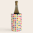 Colorful Polka Dots pattern bright Wine Chiller Gallery Image 1