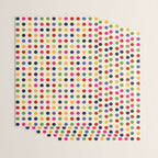 Colorful Polka Dots pattern bright Wrapping Paper Gallery Image 3