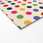 Colorful Polka Dots pattern bright Welcome Mat Gallery Image 2