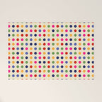 Colorful Polka Dots pattern bright Welcome Mat Gallery Image 1