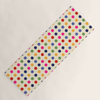Colorful Polka Dots pattern bright Yoga Mat Gallery Image 1