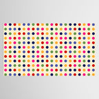 Colorful Polka Dots pattern bright Tablecloth Gallery Image 2