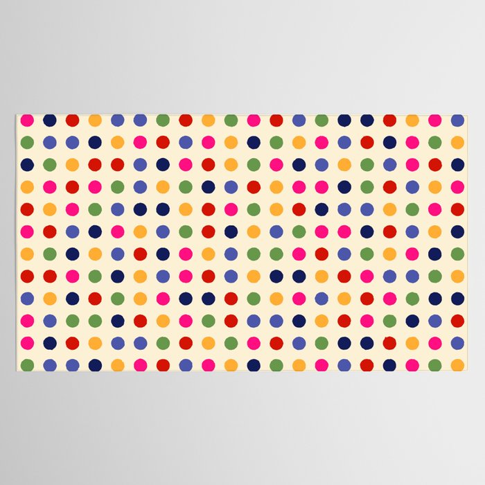 Colorful Polka Dots pattern bright Tablecloth Gallery Image 2