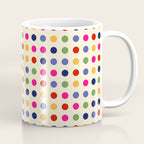 Colorful Polka Dots pattern bright Coffee Mug Gallery Image 1