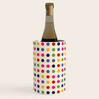 Colorful Polka Dots pattern bright Wine Chiller Gallery Image 3