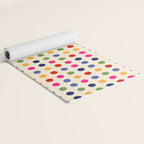 Colorful Polka Dots pattern bright Yoga Mat Gallery Image 2