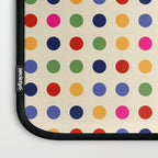 Colorful Polka Dots pattern bright Laptop Sleeve Gallery Image 3