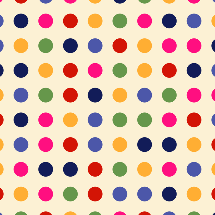 Colorful Polka Dots pattern bright Coffee Mug Gallery Image 2