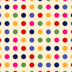 Colorful Polka Dots pattern bright Coffee Mug Gallery Image 2