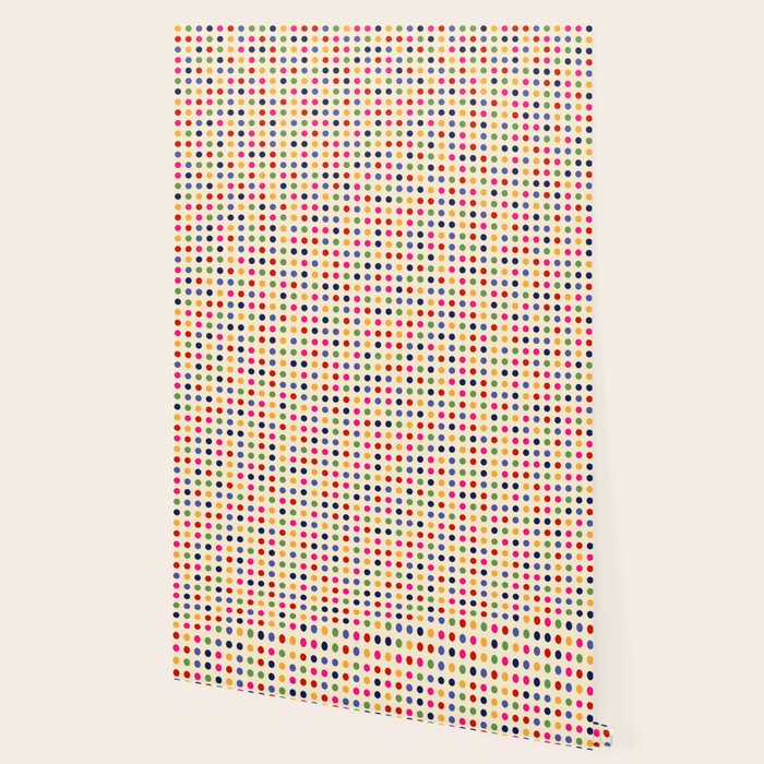 Colorful Polka Dots pattern bright Wallpaper Gallery Image 2