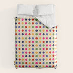 Colorful Polka Dots pattern bright Duvet Cover Gallery Image 6