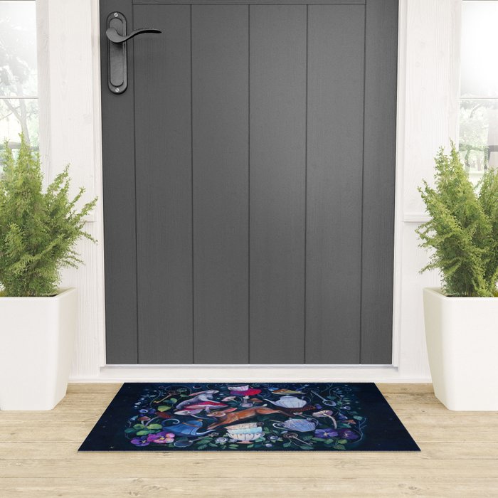Wonderland Tea Party Welcome Mat Gallery Image 3