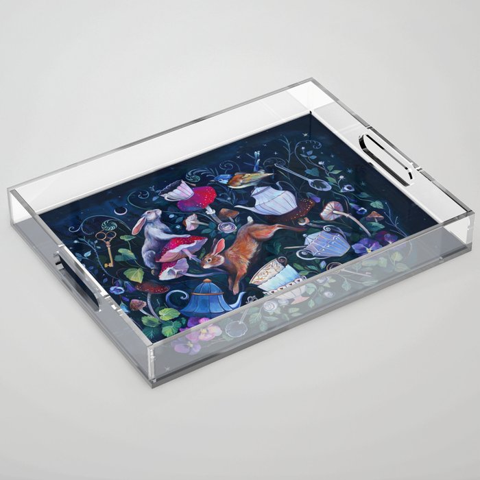 Wonderland Tea Party Acrylic Tray Gallery Image 1