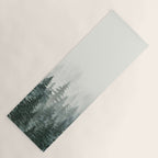 Foggy Pine Trees 3 Yoga Mat Gallery Image 1