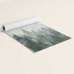 Foggy Pine Trees 3 Yoga Mat Gallery Image 2
