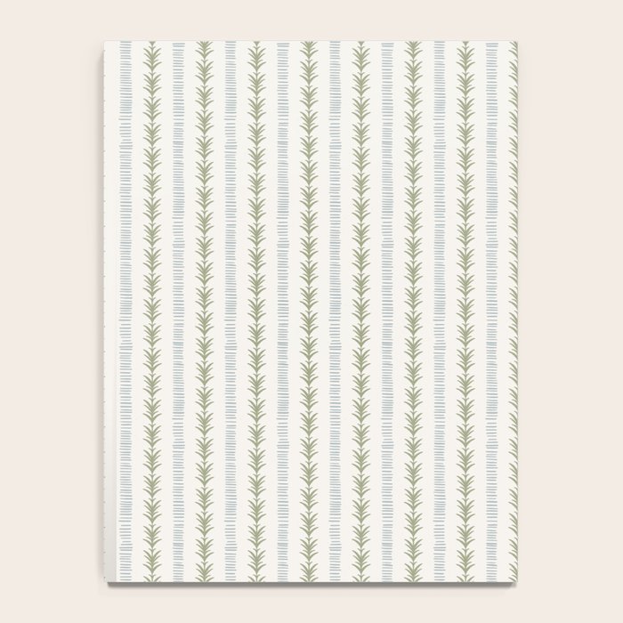 Natural Palm Stripe Notebook Gallery Image 4