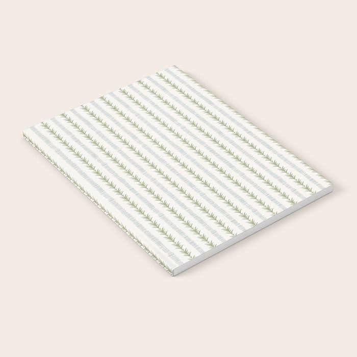 Natural Palm Stripe Notebook Gallery Image 1