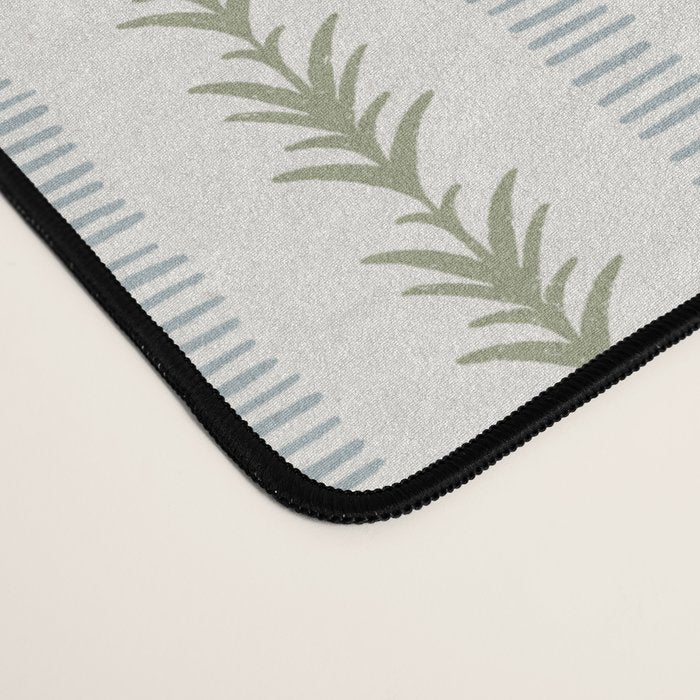 Natural Palm Stripe Desk Mat Gallery Image 4