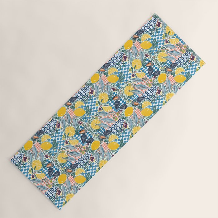 Citrus Coastal Adventure Yoga Mat Gallery Image 1