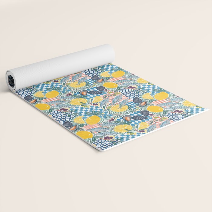 Citrus Coastal Adventure Yoga Mat Gallery Image 2