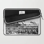 "The Starting Gate" Saratoga Springs Race Course Track Laptop Sleeve Gallery Image 2