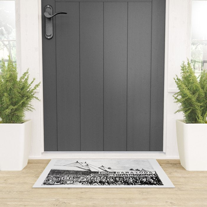 "The Starting Gate" Saratoga Springs Race Course Track Welcome Mat Gallery Image 3