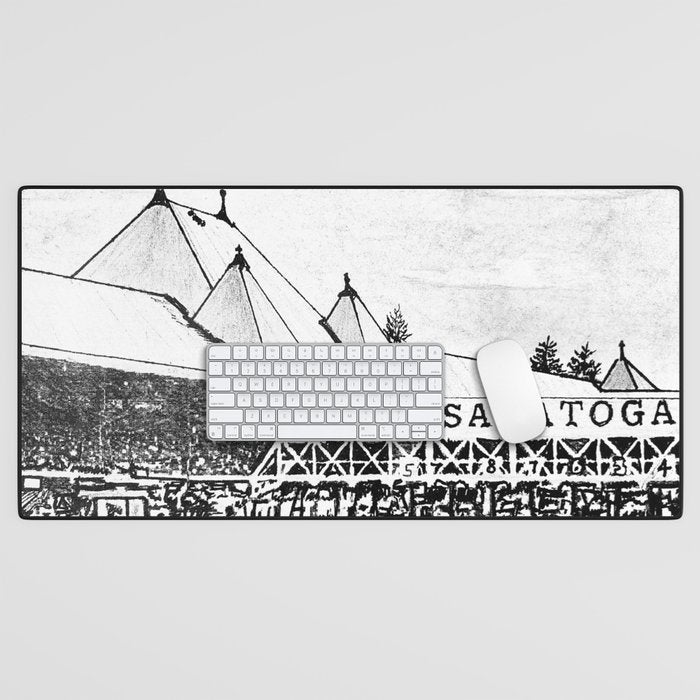 "The Starting Gate" Saratoga Springs Race Course Track Desk Mat Gallery Image 1