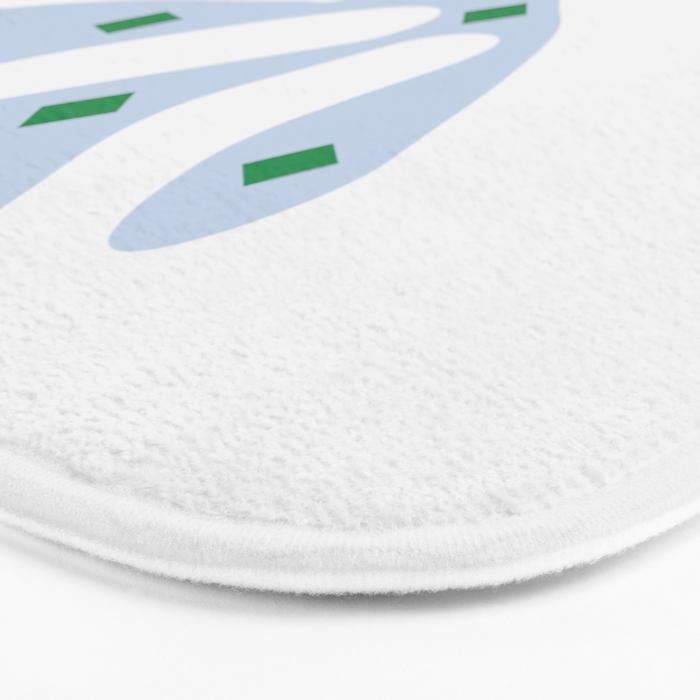 Periwinkle: Matisse Pastel Series 01 Bath Mat Gallery Image 3