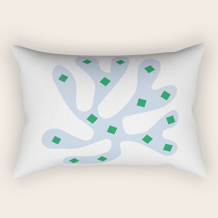 Periwinkle: Matisse Pastel Series 01 Rectangular Pillow Gallery Image 1