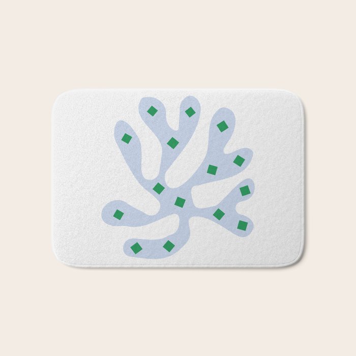 Periwinkle: Matisse Pastel Series 01 Bath Mat Gallery Image 1