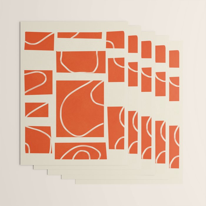 Abstract Pathways 5 Wrapping Paper Gallery Image 3