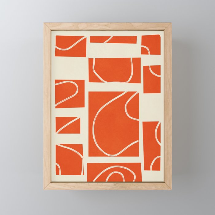 Abstract Pathways 5 Mini Art Print Gallery Image 1