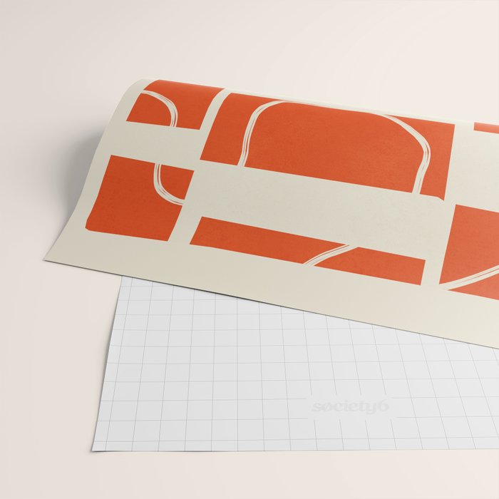 Abstract Pathways 5 Wrapping Paper Gallery Image 2