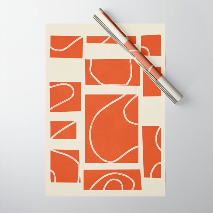Abstract Pathways 5 Wrapping Paper Gallery Image 1