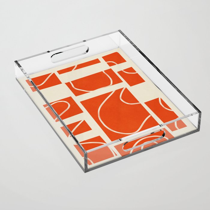 Abstract Pathways 5 Acrylic Tray Gallery Image 1