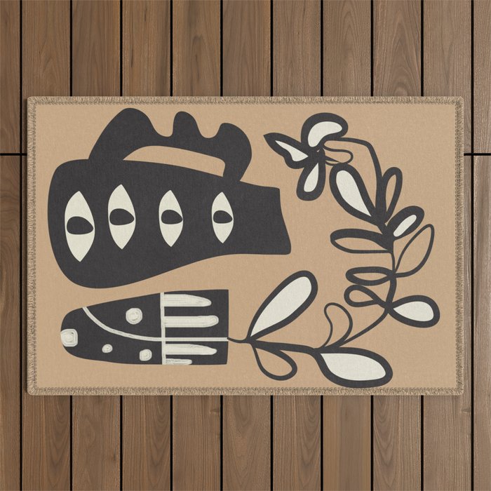 Surreal Flora 1 Outdoor Rug Gallery Image 1